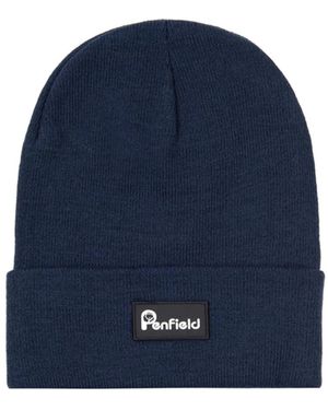 Penfield Smooth-Knit Beanie - Blau