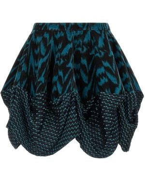 Kiko Kostadinov Short Skirts - Blue