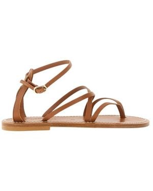 K. Jacques Flat Sandals - Marrone