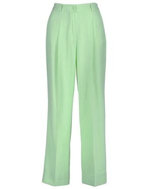 Amélie & Amélie Straight Trousers - Green