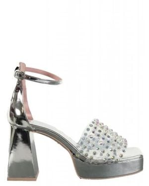 Ras High Heel Sandals - Metallic