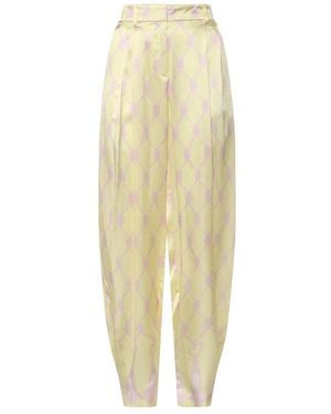 Genny Wide Trousers - Yellow