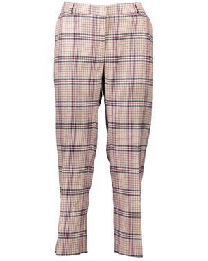 GANT Bruine Klassieke Damesbroek Logo - Grijs