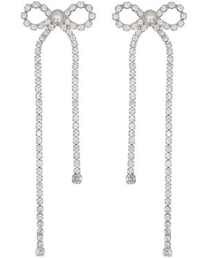 Self-Portrait Earrings - White