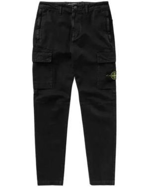 Stone Island Trousers > slim-fit trousers - Noir