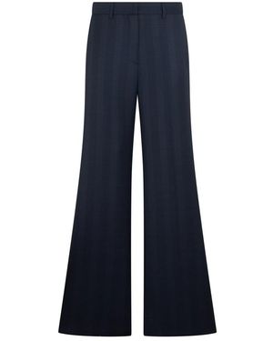 Blazé Milano Broeken ,Blauw ,Wol Palazzo Broek