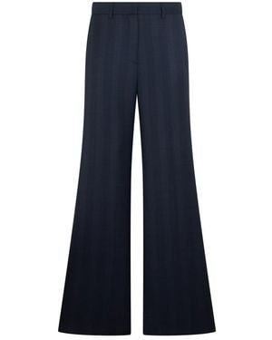 Blazé Milano Broeken ,Blauw ,Wol Palazzo Broek