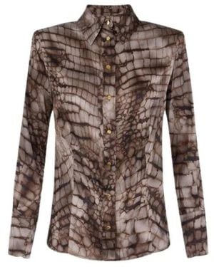 Elisabetta Franchi Shirts - Marrón