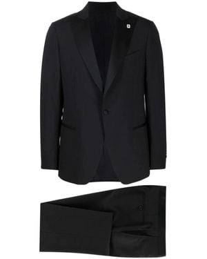 Lardini Completo Due Pezzi Monopetto - Zwart