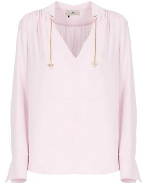 Elisabetta Franchi Blouses - Pink
