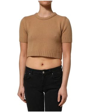 Dolce & Gabbana Round-Neck Strickwaren - Schwarz