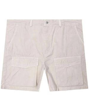 Represent Cargo Shorts Champagne Front Pocket - Weiß