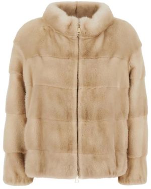Suprema Faux Fur & Shearling Jackets - Neutro