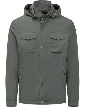 Moorer Fenzi Gewatteerde Jas - Groen