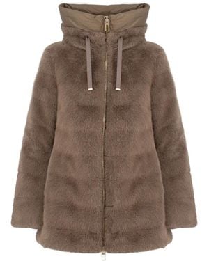 DUNO Pejo Pea Coat - Braun
