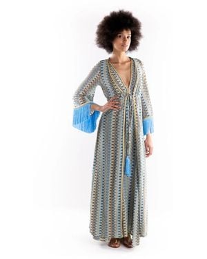 PHO® Firenze Maxi Dresses - Azul