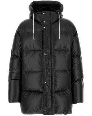 Jil Sander Jassen ,Zwart ,Nylon Donsjack