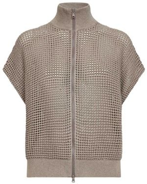 Brunello Cucinelli Cardigans - Grey