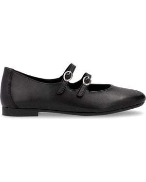 Remonte Ballerina Mit Riemchen - Schwarz