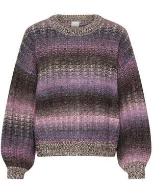 Ichi Truien & Vesten ,Veelkleurig ,Gebreide Kleding - Paars