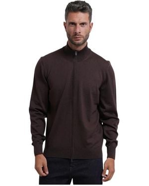 BOSS Strickjacken - Schwarz