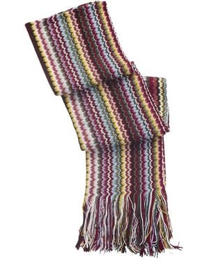Missoni Accessoires ,Veelkleurig ,Wol Zig Zag Sjaal - Meerkleurig