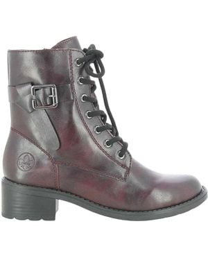 Rieker Lace-Up Boots - Grigio