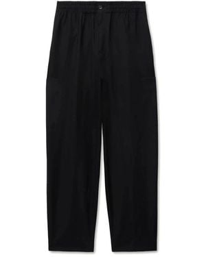 KENZO Broeken ,Zwart ,Wol Rechte Pantalon