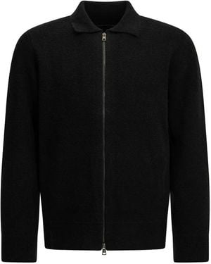 Tagliatore Truien & Vesten ,Zwart ,Katoen Keidai Ritsluiting Vest