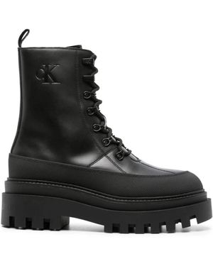Calvin Klein Schwarze Schnürstiefeletten