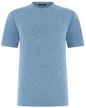 BOGGI Round-Neck Knitwear - Bleu