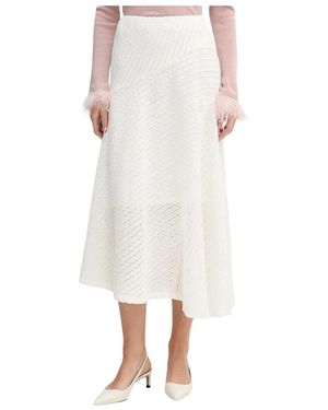 DKNY Midi Skirts - Blanc