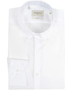 Brooksfield Formal Shirts - Blanco