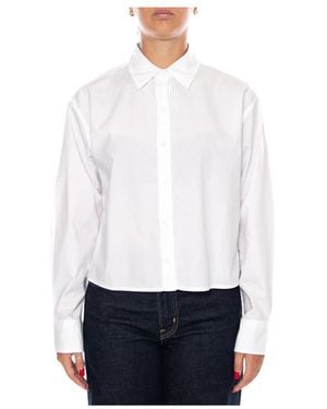 Levi's Overhemden ,Wit ,Katoen Harlie Cropped Button Down Shirt