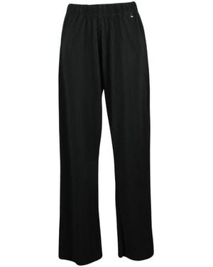 Herno Wide Trousers - Noir