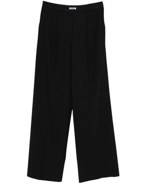 MSGM Wide Trousers - Noir