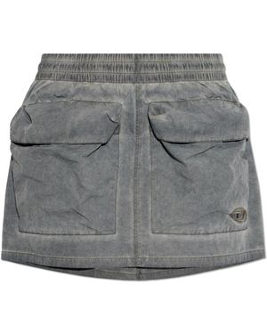 DIESEL Short Skirts - Gray
