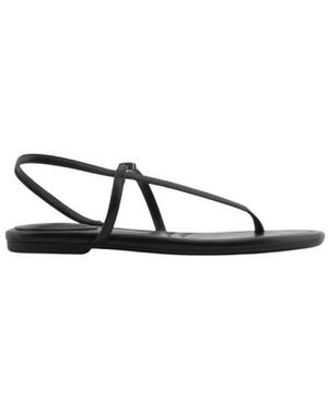 ARMANI EXCHANGE Flat Sandals - Black