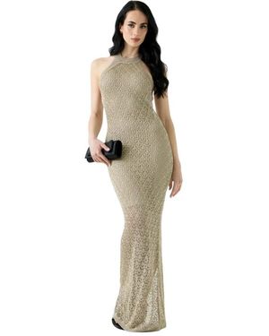 Guess Kleedjes ,Polyester Pointelle Stitch Serina - Naturel