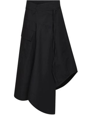 Bottega Veneta Midi Skirts - Negro