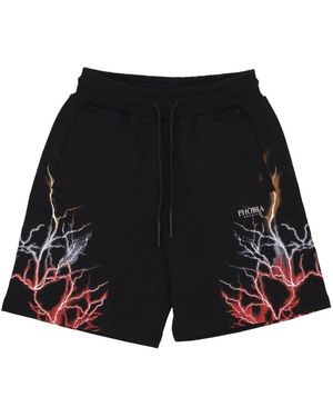 PHOBIA ARCHIVE Casual Shorts - Black