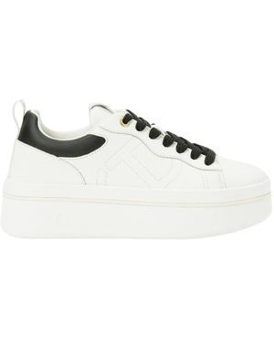 Twinset Weiße Moderne Sneaker Mit Plateausohle