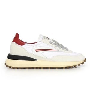 Date Schoenen ,Veelkleurig ,Nylon Athleta Sneaker - Wit