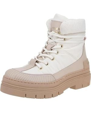 Tommy Hilfiger Lace-Up Boots - Natural