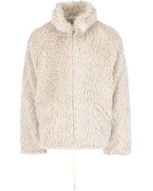 Marni Faux Fur & Shearling Jackets - Natural