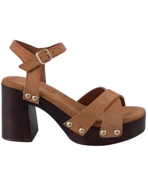 BELLE VIE High Heel Sandals - Marrón