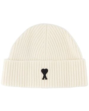 Ami Paris Ami De Coeur T-Shirt - Naturel