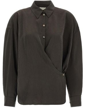 Lemaire Twisted Shirt - Grau