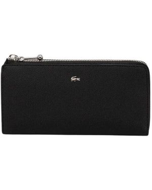 Lacoste Daily City Zip Wallet - Schwarz