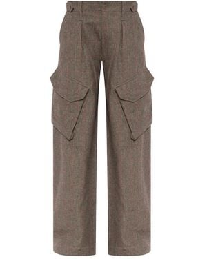 R13 Broeken ,Bruin ,Wol Barrel Cargo Broek